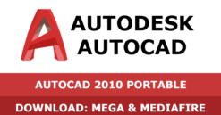Download Autocad 2010 PORTABLE 32&64 bit full mega mediafire free