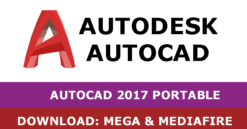 Download Autocad 2017 PORTABLE 32&64 bit full mega mediafire free